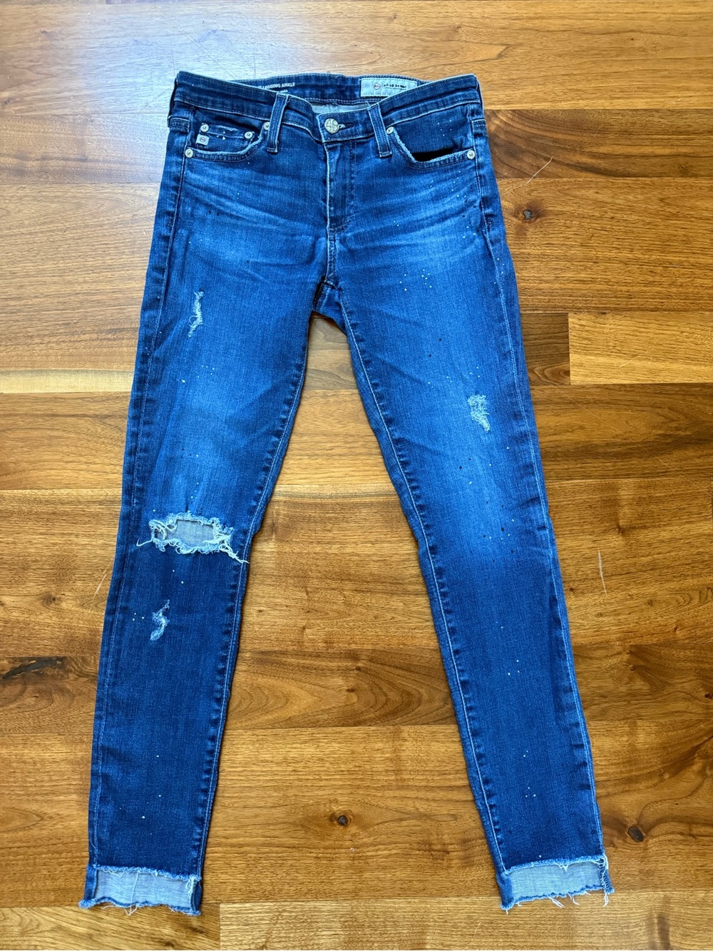 AG Adriano Goldschmeid The Legging Ankle Super Skinny Ankle Jean Size 26R